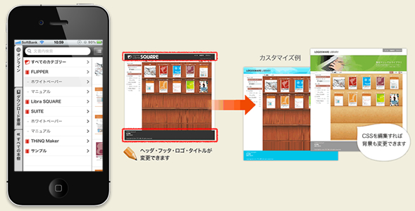 Libra SQUARE iOSアプリ／デザイン変更